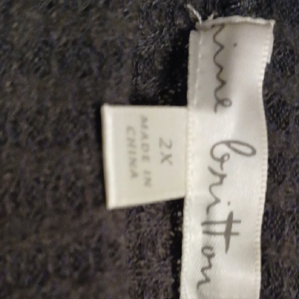 Chic Black Tie-Front Blouse - Picture 2 of 5